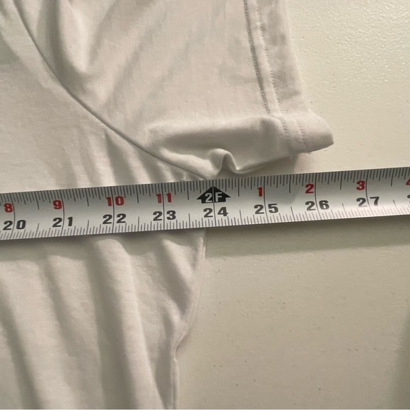 NWT Adidas White Primegreen Aeroready Logo Zoe Saldana T-Shirt Adult 1X - Picture 6 of 16